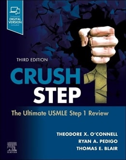 دانلود کتاب کراش مرحله ۱: مرور نهایی USMLE مرحله ۱Crush Step 1: The Ultimate USMLE Step 1 Review 3rd Edition
