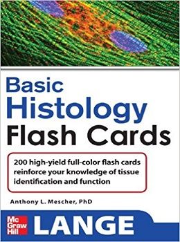 دانلود کتاب فلش کارت بافت شناسی عمومی لانگه Lange Basic Histology Flash Cards, 1ed