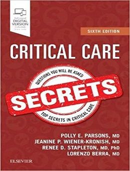 دانلود کتاب اسرار مراقبت بحرانی Critical Care Secrets, 6ed