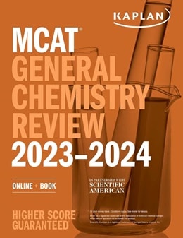 دانلود کتاب مرور شیمی عمومی MCAT کاپلان ۲۰۲۴-۲۰۲۳ - MCAT General Chemistry Review 2023-2024