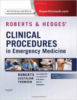دانلود کتاب روش های بالینی در طب اورژانسی رابرتز و هجز Roberts and Hedges’ Clinical Procedures in Emergency Medicine, 6ed