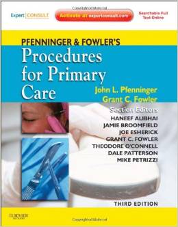 دانلود کتاب روش های مراقبت های اولیه فنینگر و فاولر Pfenninger and Fowler’s Procedures for Primary Care, 3ed