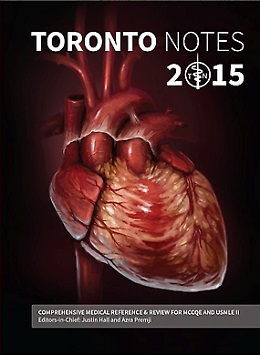 دانلود کتاب پزشکی تورنتو نوت (نسخه ۲۰۱۵) Toronto Notes 2015 (Essential Med Notes), 31ed